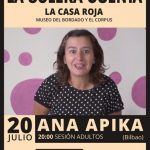 Cuentos para adultos con Ana Apika en La Casa Roja de Mazo