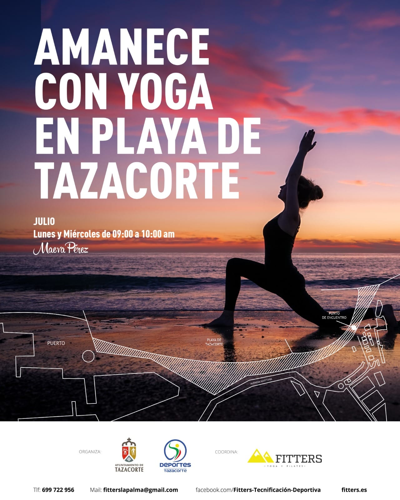 Yoga en la playa de Tazacorte